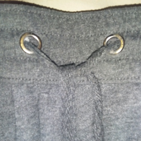 Gray Drawstring Shorts - Picture 2 of 4